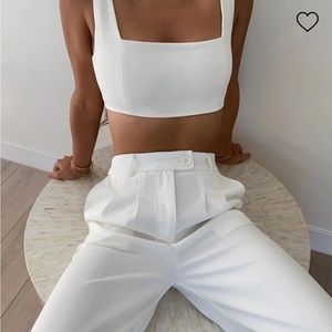 Princess Polly Huxley Set (White)